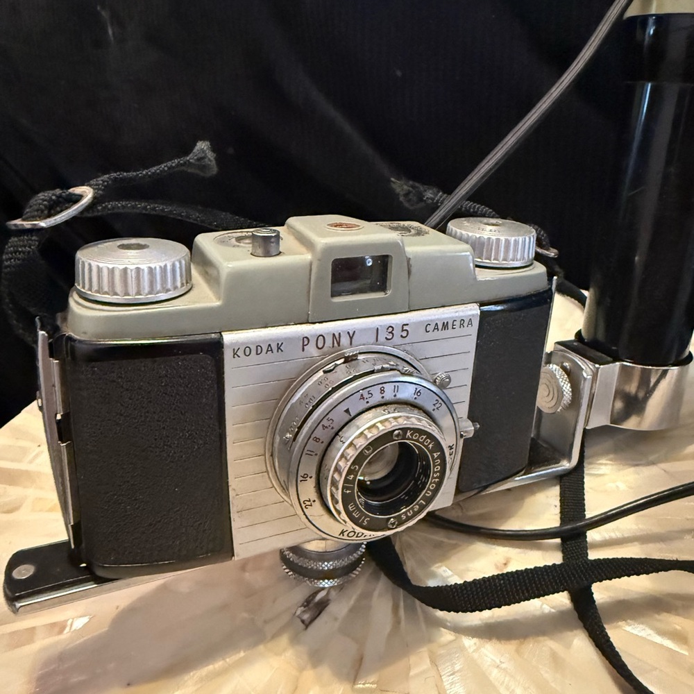 Kodak Pony 135 Camera - Black and Gray